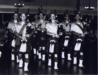 Caledonian Pipe Band early 1960's Caledonian Pipe Band early 1960’s