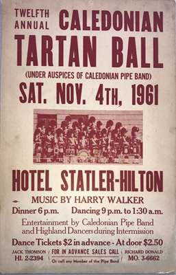 Caledonian Tartan Ball Caledonian Tartan Ball