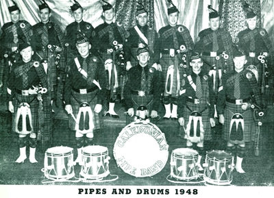 Cleveland Caledonian Pipe Band, 1948 Cleveland Caledonian Pipe Band, 1948